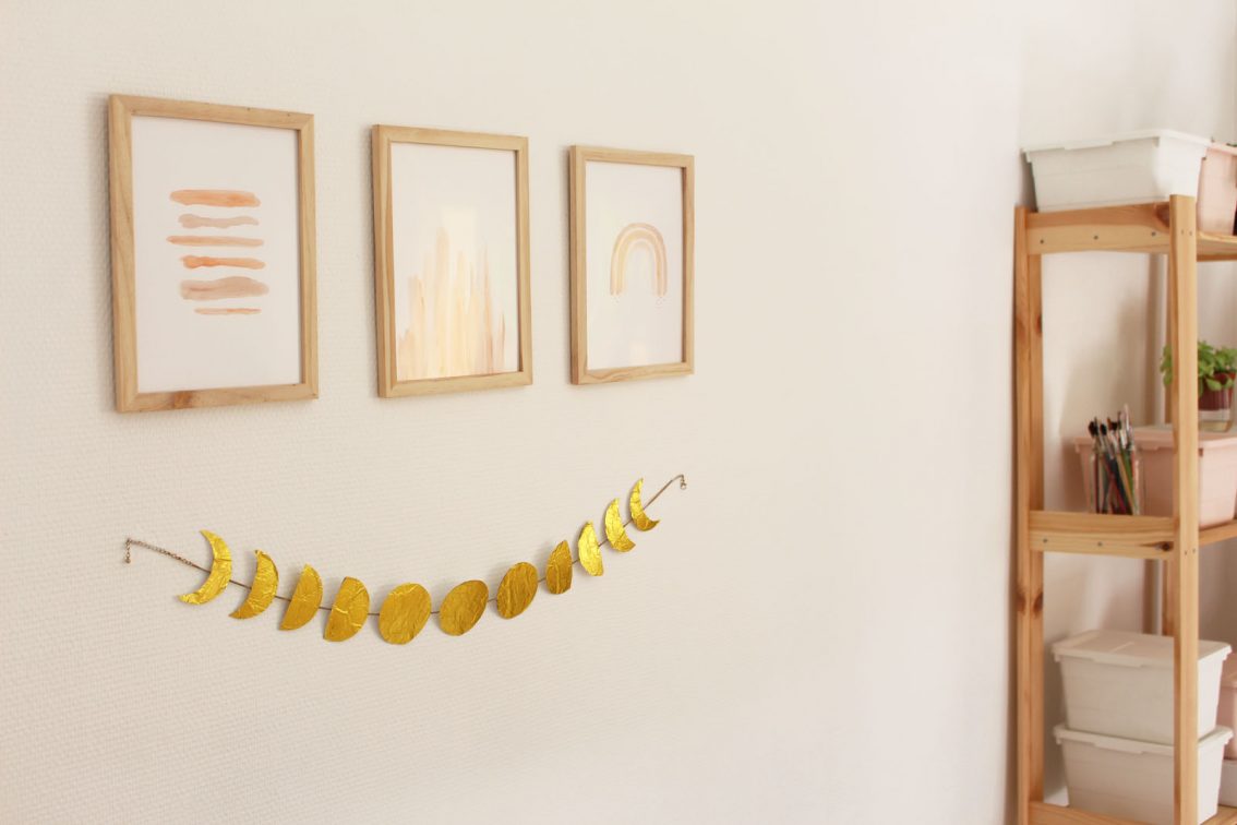 Décoration murale métal Soleil & Lune | Artisanat 100% Français